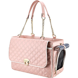 Сумка-переноска для собак та котів NewEle Fashion, чорна, до 4.5 кг, з великими кишенями, для подорожей, підходить для авіаперельотів