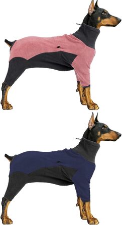 Флісова куртка для собак, теплий зимовий плащ, водолазка з шнурком, регульована посадка для малих, середніх та великих собак