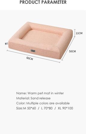 Ортопедичне розкішне ліжко для котів та собак Dear Darling DD-01 з Memory Foam, знімним чохлом та підтримкою природного вирівнювання тіла (XL, Антрацит)