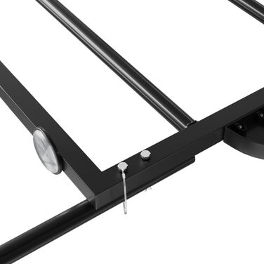 Причіп для собак, велосипедний причіп, причіп для джогінгу, чорний 122x53x28 см, сталь