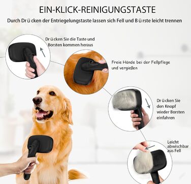 Набір для догляду за собаками (5 шт.) – щітка для вичісування линяючого хутра собак та котів. Видаляє відмерте хутро та запобігає ковтанням. Колір: блакитний. В наборі: 5 шт. (3 шт. чорного кольору, нові)