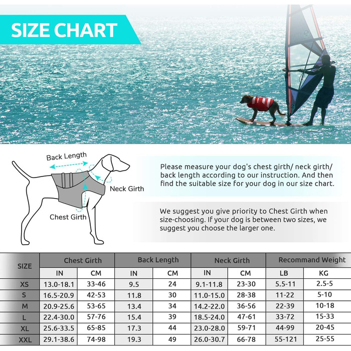 Жилет рятувальний для собак, маленький, ASENKU. Червоний, для такс, чихуахуа, французького бульдога, лабрадора. Регульований, з ручкою для безпеки.