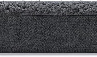 Ортопедичне ліжко для собак Beeztees Zira, темно-сірий, 75x50x9 см