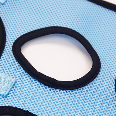 Гамак для грумінгу собак - петля для догляду за собаками, безпечна петля для грумінгу, дихаюча обрізка кігтів, гамак для домашніх тварин з ременем безпеки, безпечний для собак та котів, блакитний, M