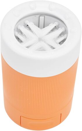 Портативний мийник лап для собак ANKROYU - оранжевий. Легкий та зручний інструмент для чищення лап домашніх тварин. Безпечний, з міцного ABS-пластику, для дому та подорожей.