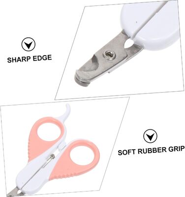 Професійний триммер для обрізання кігтів домашніх тварин BESPORTBLE (2 шт.) - для собак та котів