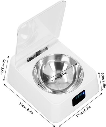 Автоматичний годівниця для собак та котів Pet Smart Feeder, 350 мл, відкрита кришка, перезаряджувана