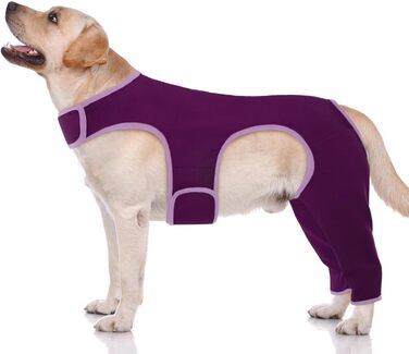 Комбінезон для собак після операції на ногах, захист від витікання, запобігає інфекціям, розмір XL, фіолетовий