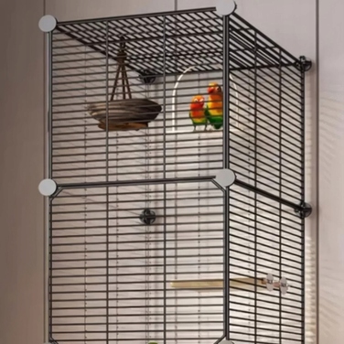 Клітка NUXIE 37 x 37 x 155 см, чорна