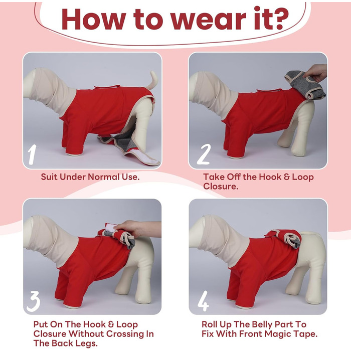 Теплий дощовик-худі для собак з капюшоном та захистом вух, 2 в 1, зелений (M, червоний)