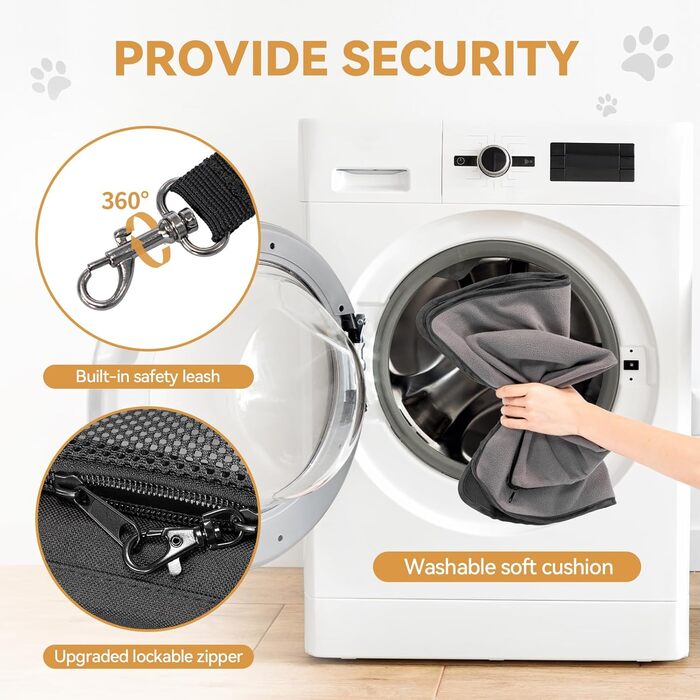 Транспортна сумка для собак та котів Petsfit 55x40x23, авіаперельоти, авто, поїзд | Чорний колір