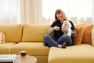 Професійний точило для кігтів тварин Andis Professional 2-Gang з кабелем/акумулятором, чорний, 66835