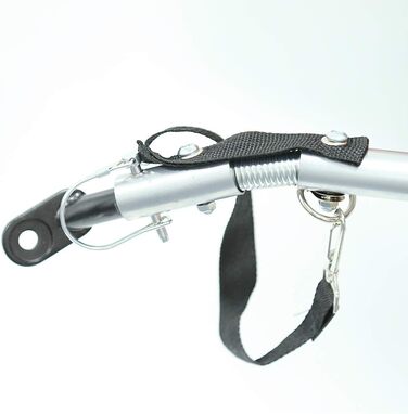 Причіп для собак до велосипеда, 2-в-1: причіп та візок для собак, складаний, для собак до 40 кг, 137x73x90 см (оранжевий)