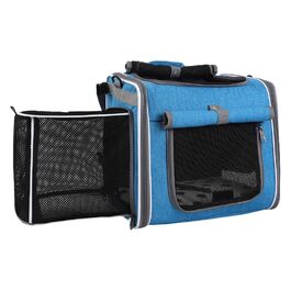 Корзина для собак на велосипед Kustimantu, сумка-переноска для тварин | Регульована переноска з вентиляцією для прогулянок, подорожей, кемпінгу, велопоїздок та піших прогулянок