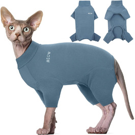 Светр для котів Sphynx, після операції, з чотирма лапами, одяг для котів, універсальний, для Sphynx, Cornish Rex, Devon Rex, Peterbald