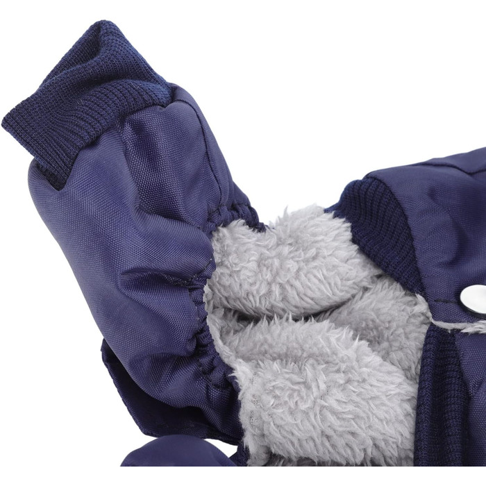GLOGLOW Зимова куртка для собак, тепла куртка з капюшоном для маленьких собак (M), блакитна