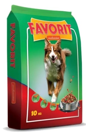 Сухий корм для собак Favorit з яловичиною, 10 кг