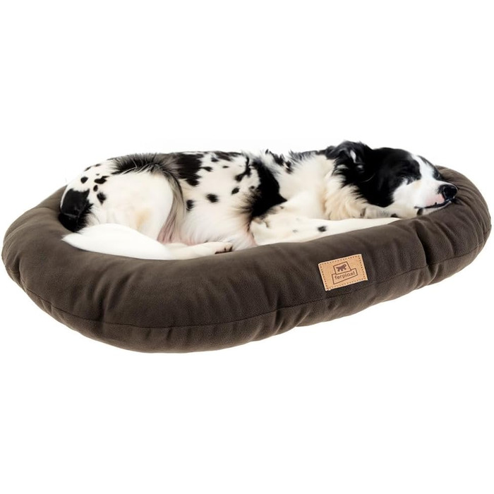 Крісло-ліжко для собак та котів Ferplast Relax Microfleece, 100 x 63 см, сіре, з м'якої мікрофлісу, миється