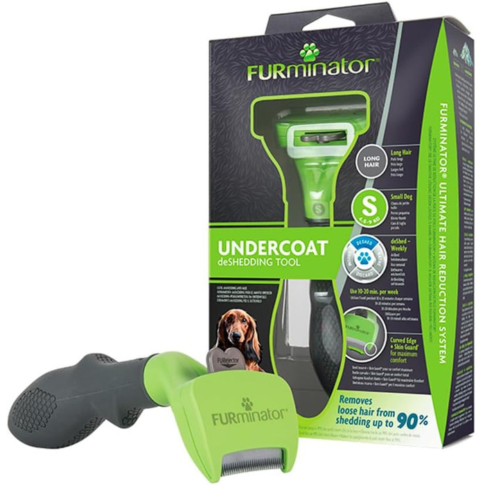 Furminator для собак з довгою шерстю, розмір S (640.7022), чорний