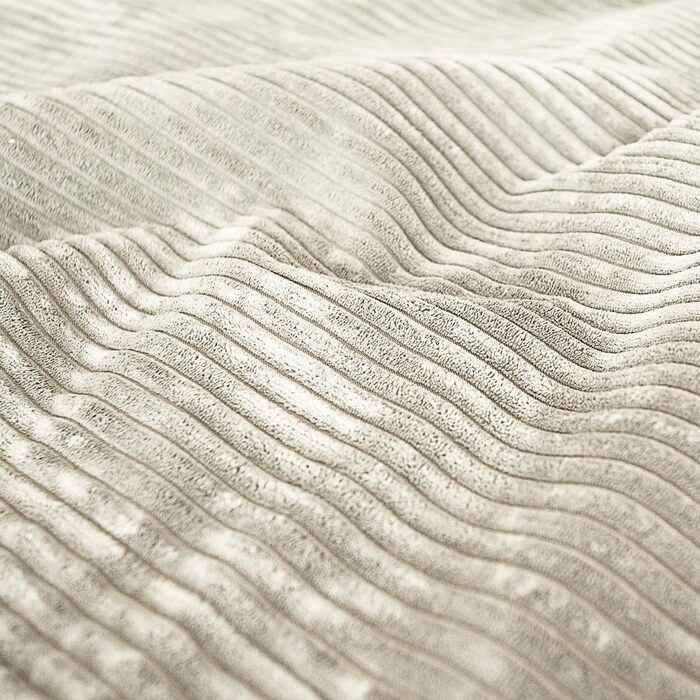 Лежанка для собак Knuffelwuff Timor 80x60 см - м'яка та зручна, з cord тканини, для великих, середніх та маленьких собак, бежева