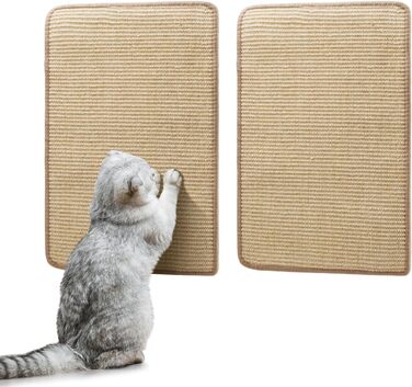 Килимок для дряпання котів Nobleza 2 шт. з сизалю, 60 x 40 см. Захист від подряпин меблів