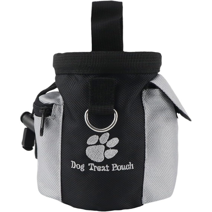 Сумка для ласощів для собак FERCAISH, сумка для корму, сумка для тренування собак Oxford, сумка для тренування собак з вільною рукою, сумка для ласощів з інтегрованим диспенсером для відходів для собак