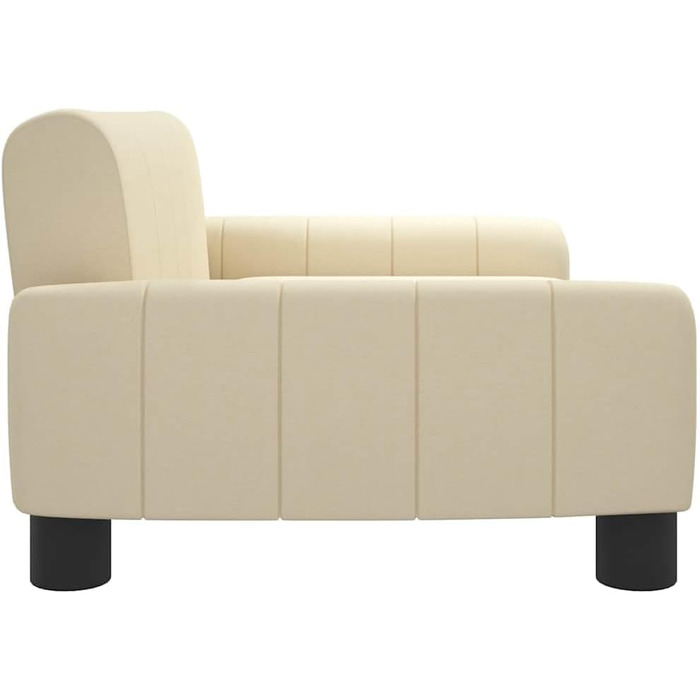 Ляжка для собак, м'яка подушка для собак, диван-софа для собак, лежанка для маленьких собак, лежанка для домашніх тварин, лежанка для котів, світлий матеріал (70 x 45 x 30 см, кремовий)