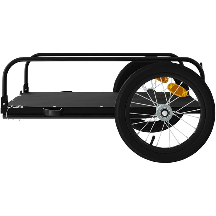 Причіп для велосипеда ARKEM Cargo чорний 126x63x34 см, вантажний, для собак, з кошиком