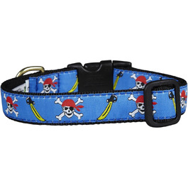 Нашийник для собак Up Country Skully, вузький, 5/8 дюйма, розмір S