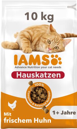 Сухий корм для котів IAMS Indoor з куркою для кішок, що живуть у приміщенні, 10 кг