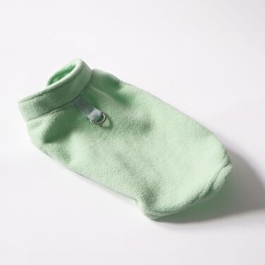 Тепла жилетка для собак та котів Jacko & Co з кільцем для повідка – м'яка, легка, дихаюча (XXL, м'ятний)