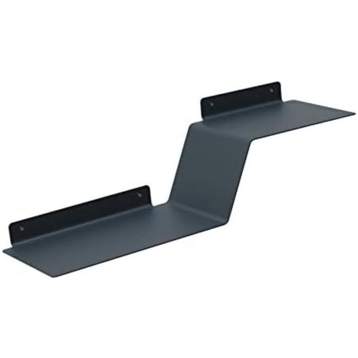 Сходинка для котів Wave настінна, антрацит з корком, метал, 92x24x29 см