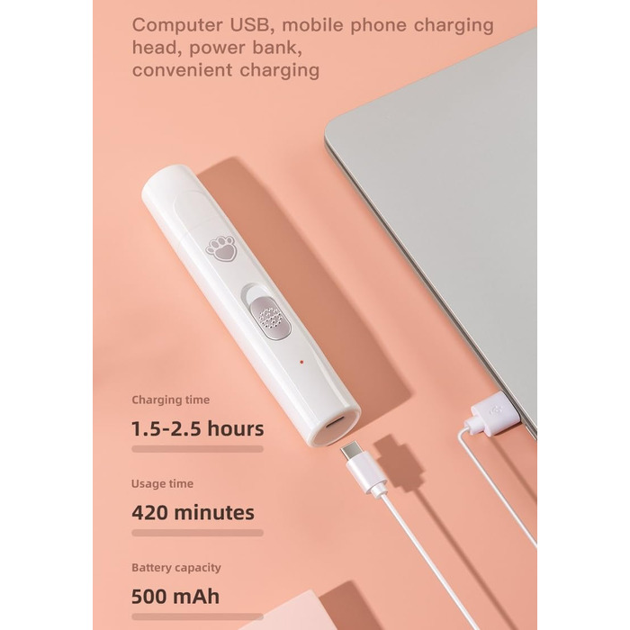 Точилка для кігтів собак Dr. Pfoten Pro Salon - біла