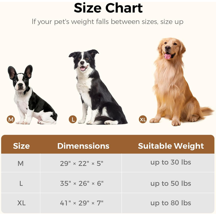 Велике лежанка для собак, водовідштовхувальна, ортопедична з memory foam, знімний чохол, неслизьке дно, для котів та собак, сіра, 76x58x14 см