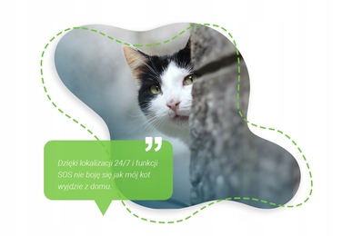 GPS-трекер для котів та собак: нашийник з додатком (українська/польська мова)