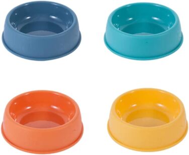 Набір мисок для котів (4 шт.) з пластику, для котів та дрібних тварин