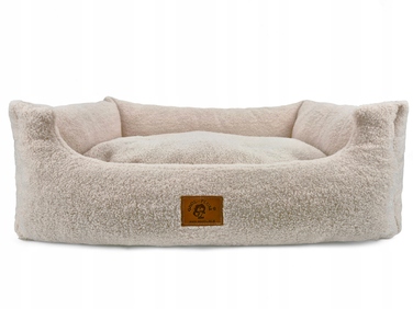 Ліжко-диван для собак Odol-Plusz, рожеве, прямокутне, розмір L 95x75 см