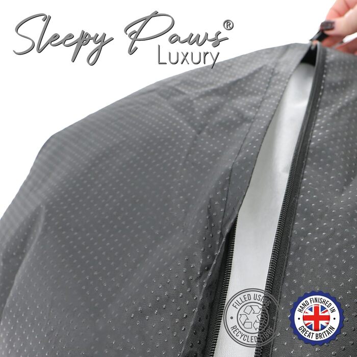 Крісло-лежанка для собак Ancol Superplüschiges Donut-Hundebett Blue-Green – м'яке, комфортне ліжко з високим бортиком, 100 см