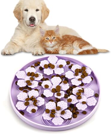 Килимок для собак-нюхачів, килимок для маленьких собак. Килимок для тренування нюху та пошуку їжі. Зменшує стрес у собак та котів, які їдять повільно.