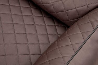 Крісло-ліжко для собак Knuffelwuff Milan, XL, коричневе, 105 x 75 см, з штучної шкіри, миється