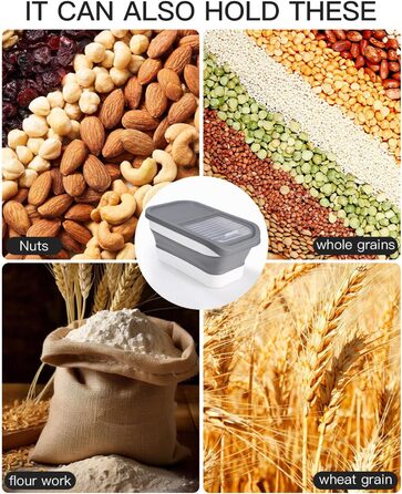 Контейнер для корму для собак Zawaer, 5 кг, з кришкою та ложкою для годування