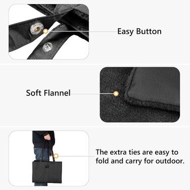 Водонепроникний килимок для котів та собак Kritter Planet, складаний, миючий, 80 x 60 см, чорний