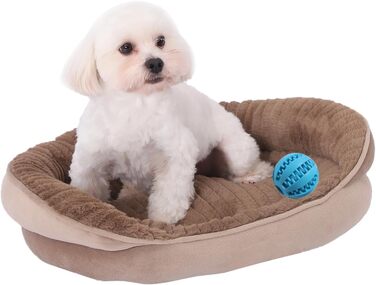 М'яка підстилка для собак та котів, лежанка для тварин, антиковзаюча, хакі, 50x45x17 см