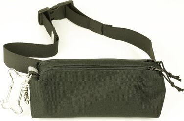 Сумка для корму та ласощів Long Black Edition - тренувальна сумка для собак