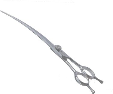 Ножиці для грумінгу домашніх тварин для собак і котів, вигнута клинка 23,5 см