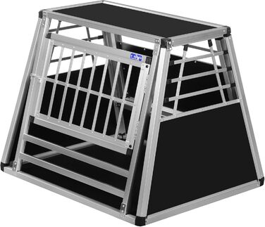 Транспортний бокс Transportbox N36 для собак, алюміній, 70x86x68 см, з аварійним виходом