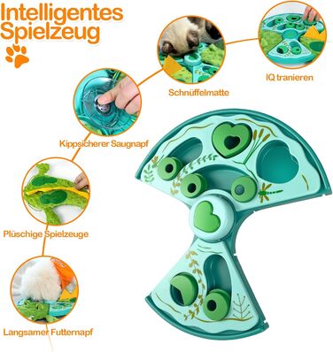 Інтерактивна іграшка для котів Migipaws: килимок-нюхалка, іграшка-крокодил з функцією запису та відтворення, розвиваюча іграшка для кошенят та цуценят