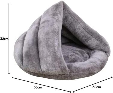 Лягушкове ліжко для собак та котів Astorpet PAGURO, сірий колір, розмір M, зручне, миється