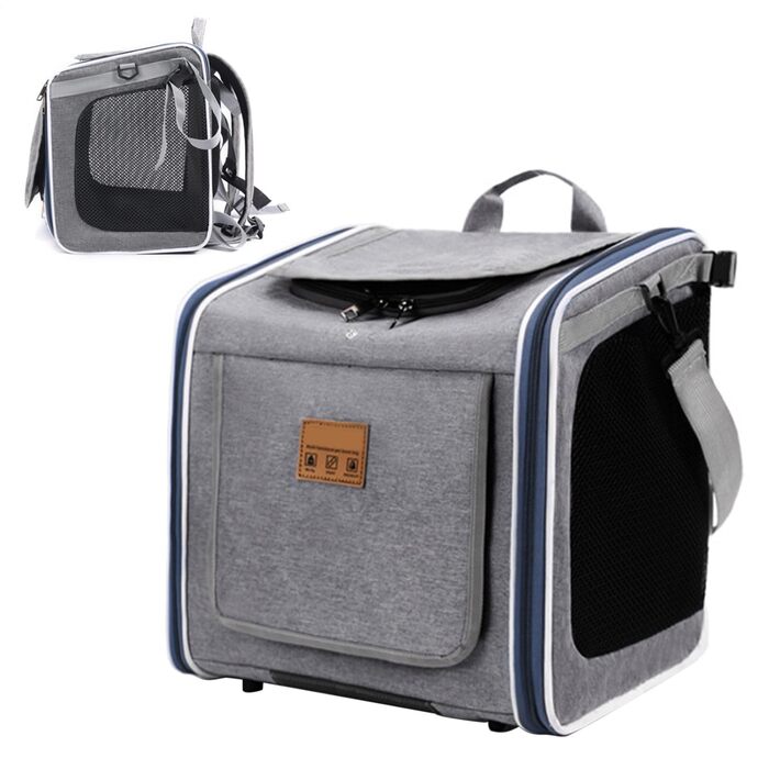 Фаркоп для велосипеда, переносна та складна сумка-переноска для собак | Кошик для собак та домашніх тварин на велосипед | Для прогулянок, безпеки, подорожей, сімейного велоспорту, активного відпочинку (коти та собаки)