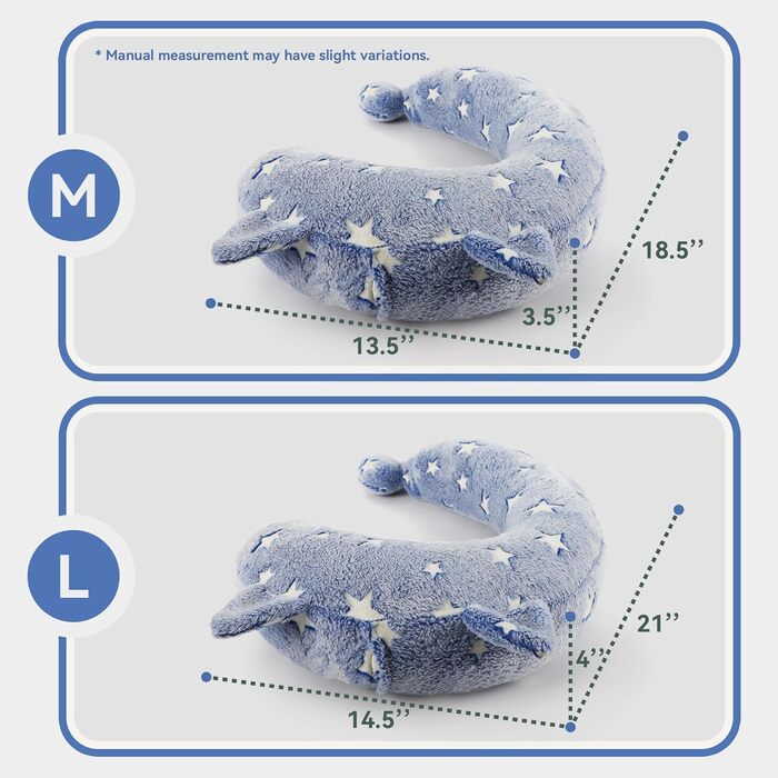 Килимок-антистрес для собак, світиться в темряві, м'який у вигляді знаку питання, для собак, дітей та дорослих, можна прати (Блакитний, розмір M), Блакитний, M